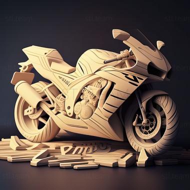 3D модель Yamaha FZR 400 (STL)